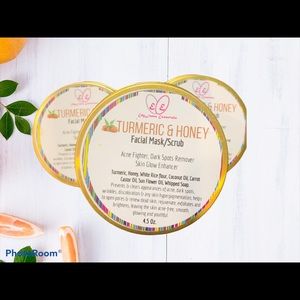 Turmeric and Honey facial scrub